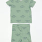 Ribbed dinosaur pyjamas - Size 0