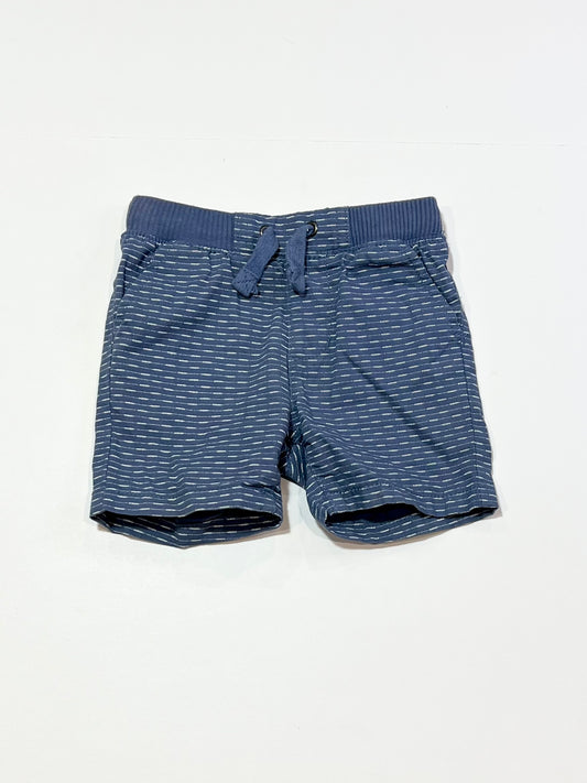 Blue striped shorts - Size 0