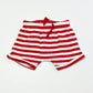Striped Santa shorts - Size 0