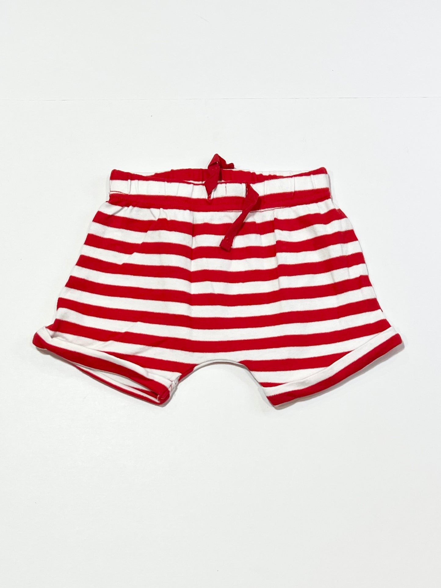 Striped Santa shorts - Size 0