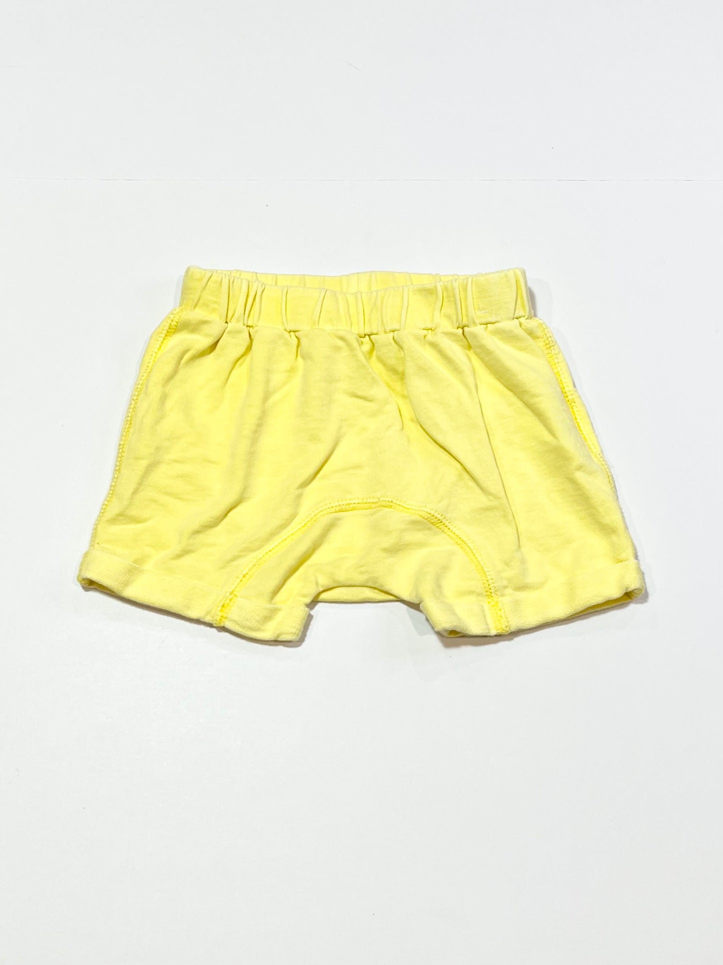 Yellow sweat shorts - Size 0
