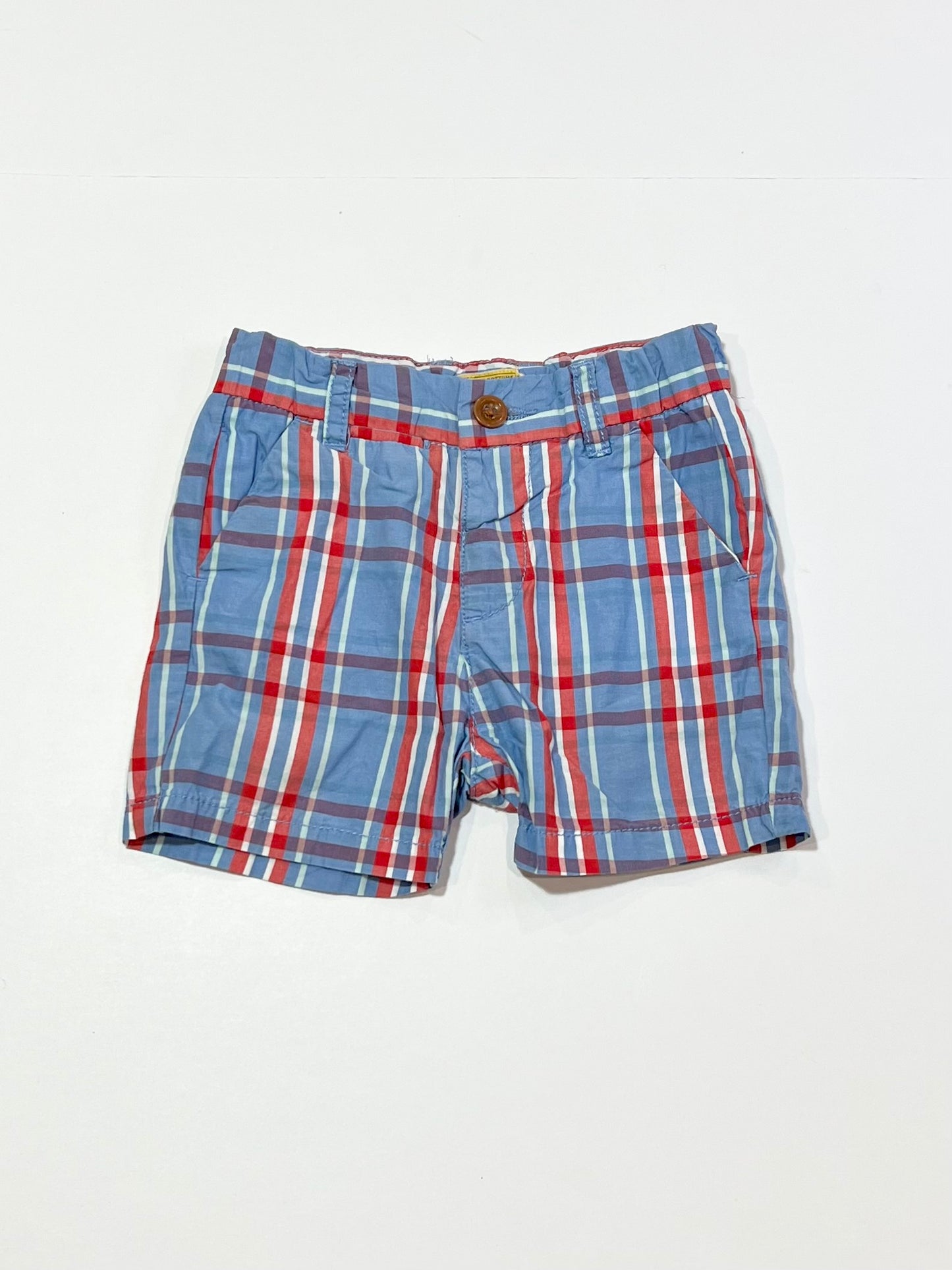 Checkered shorts - Size 9-12 months