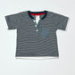 Striped button tee - Size 6-9 months