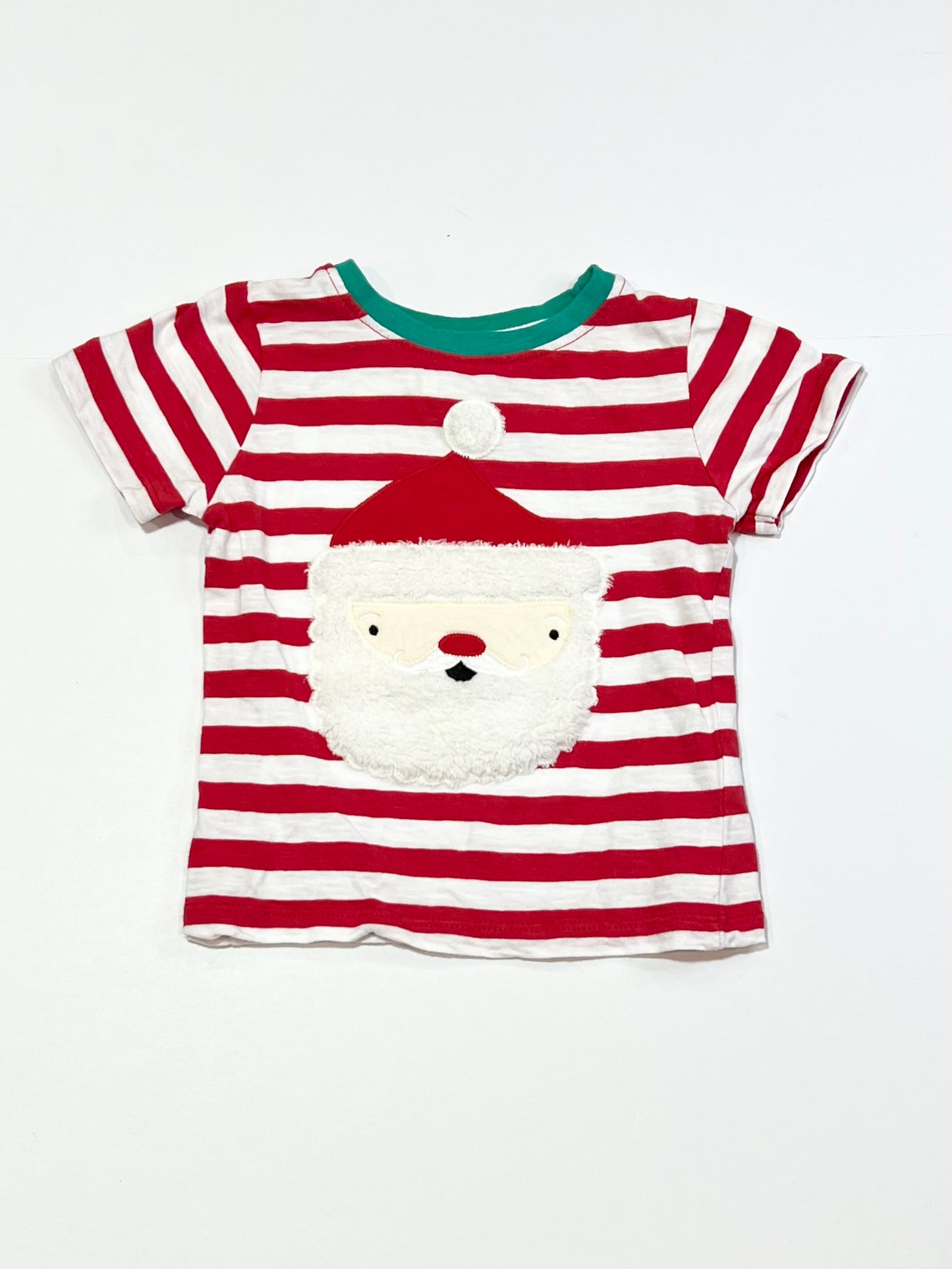 Striped Santa tee - Size 0