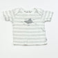 Striped whale tee - Size 6-9 months