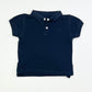 Navy polo top - Size 0