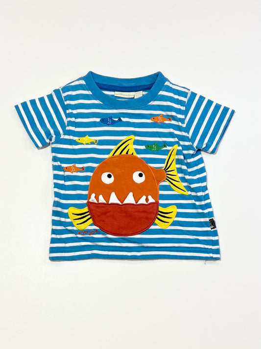 Striped piranha tee - Size 0