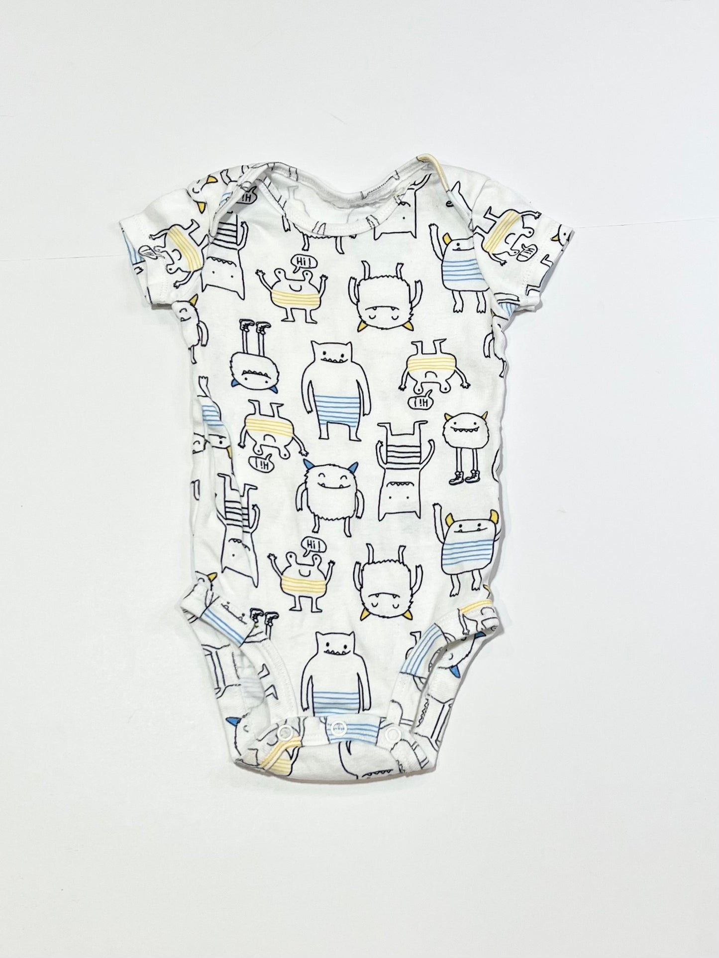 Monsters bodysuit - Size 9-12 months