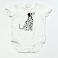 White dalmation bodysuit - Size 0