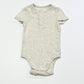 Ribbed henley bodysuit - Size 0