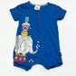 Blue elephant romper - Size 0