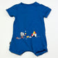 Blue elephant romper - Size 0