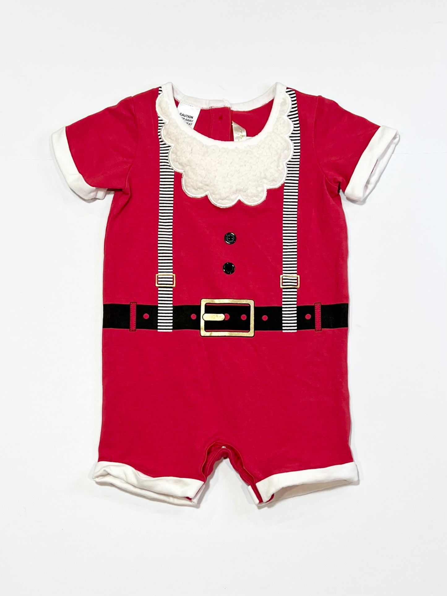 Santa romper - Size 6-9 months