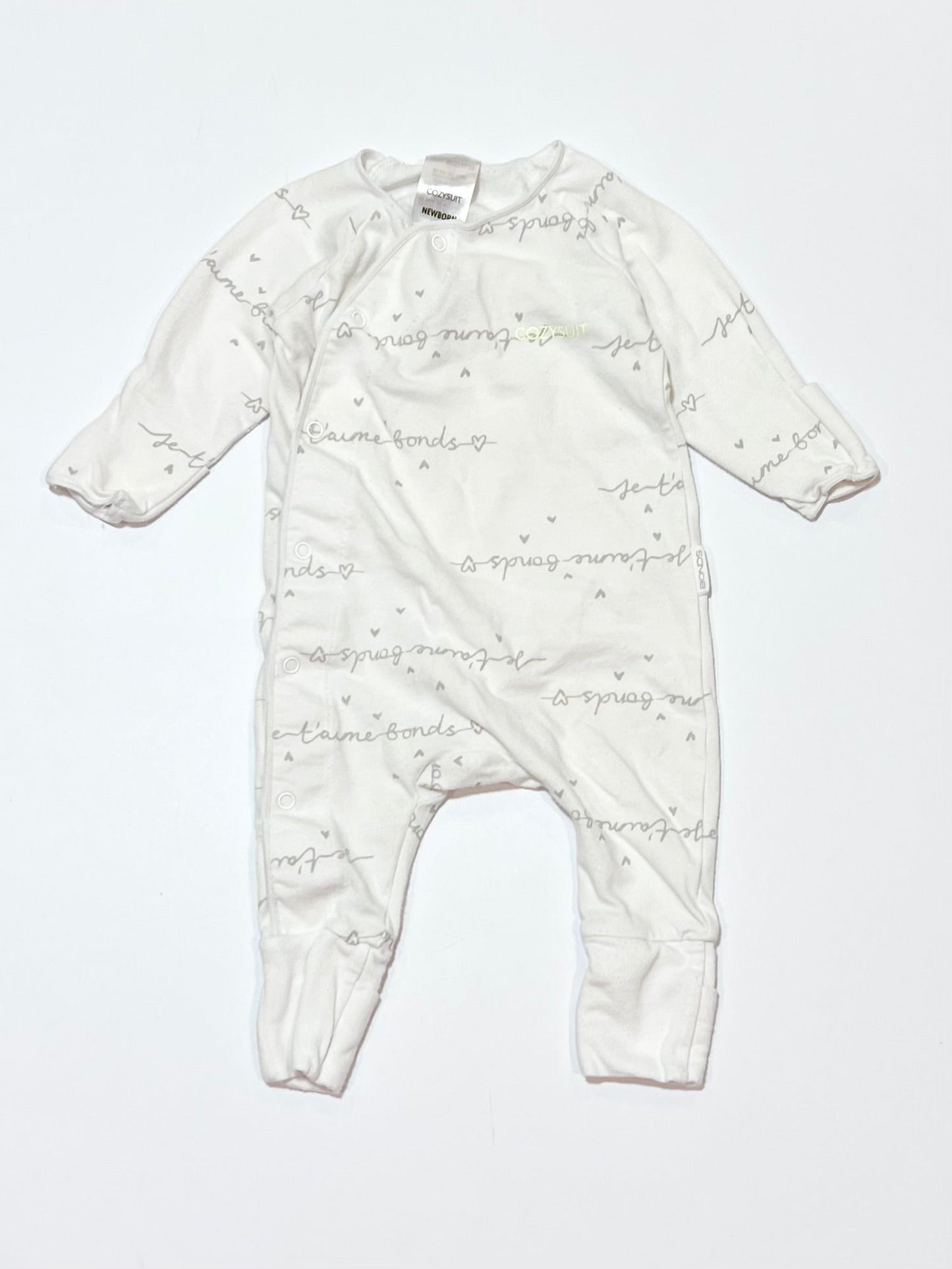 White Cosysuit - Size 0000