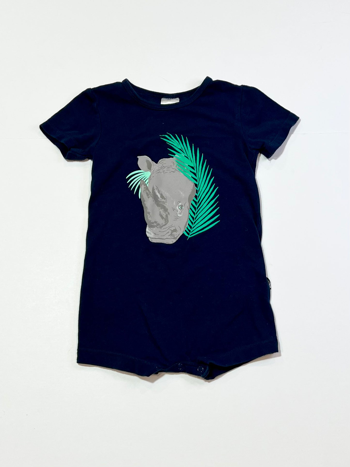 Navy rhino romper - Size 0