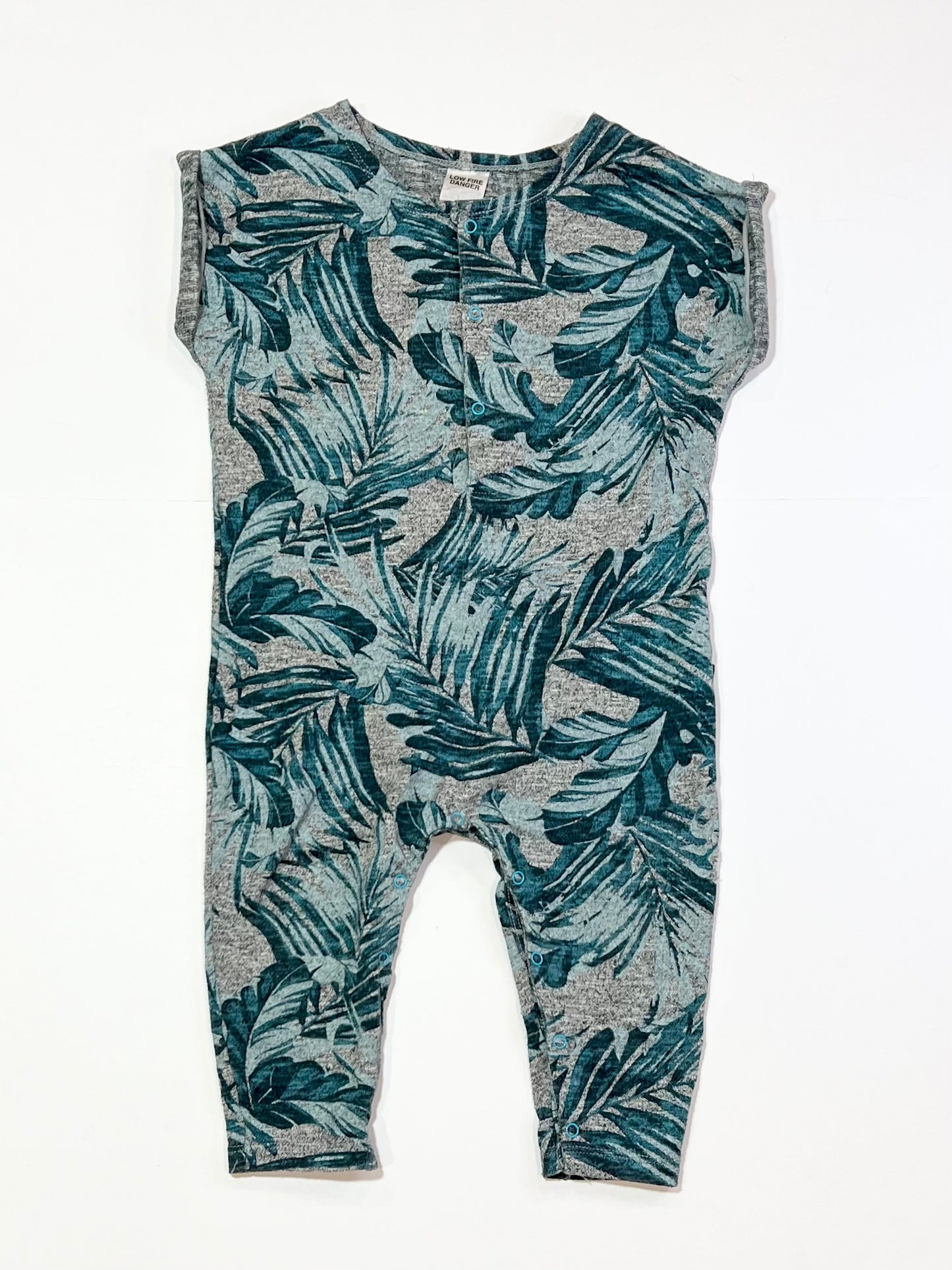 Grey leafy romper - Size 0
