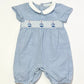 Smocked sailboat romper - Size 0