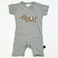 Grey puppy romper - Size 0