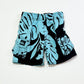 Blue leafy boardies - Size 1