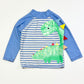 Sreiped dino rashie - Size 1