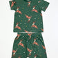 Green reindeer pyjamas - Size 1