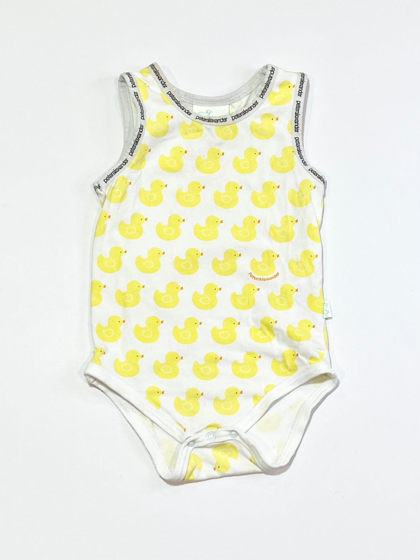 Yellow ducky bodysuit - Size 1