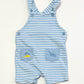 Striped jersey overalls - Size 1