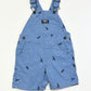 Blue dinosaur overalls - Size 1