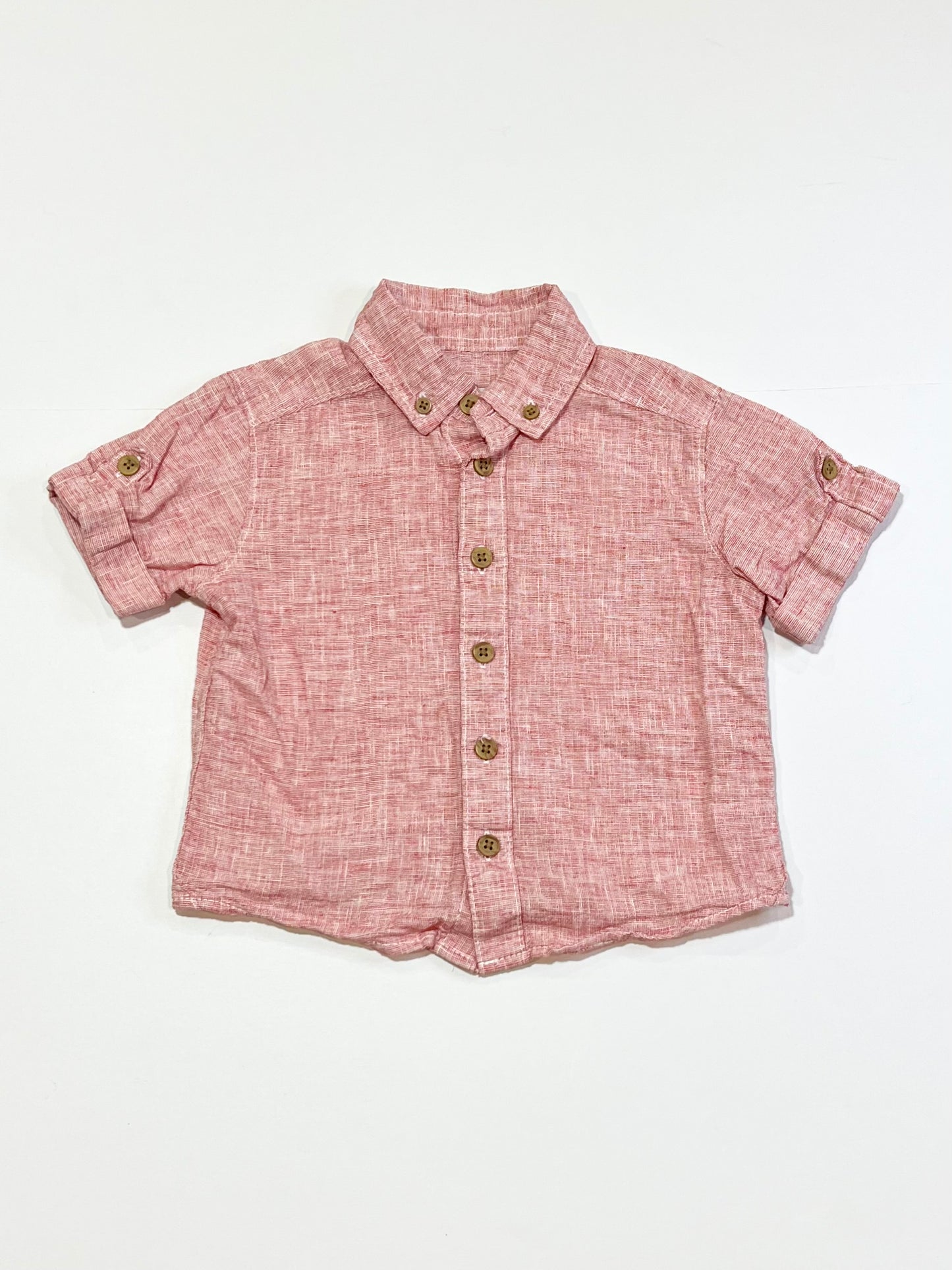Red woven shirt - Size 1