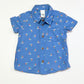 Blue sailboat shirt - Size 1