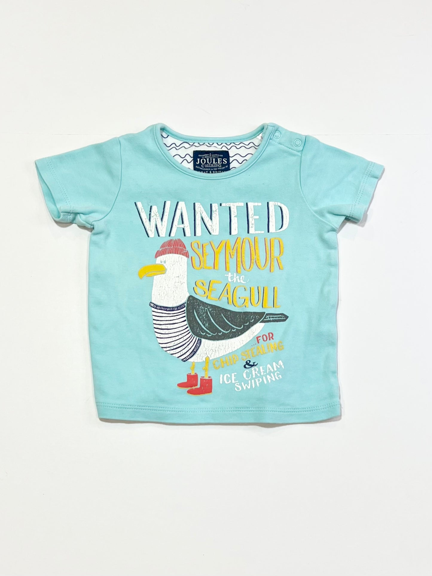 Seymour the Seagull tee - Size 1