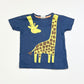 Blue giraffe tee - Size 1