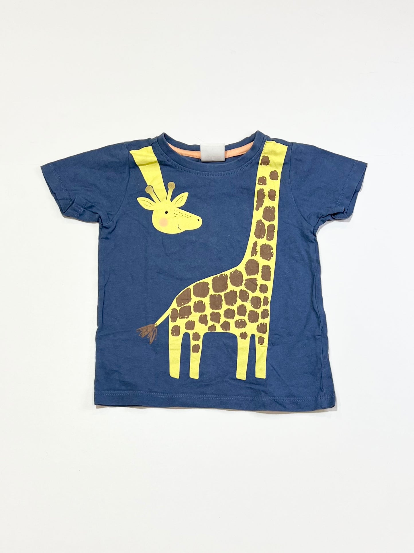 Blue giraffe tee - Size 1