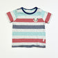Striped panda tee - Size 1