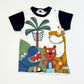 Basketball animals tee - Size 1