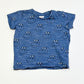 Striped dinosaur tee - Size 1