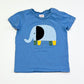 Blue elephant tee - Size 1