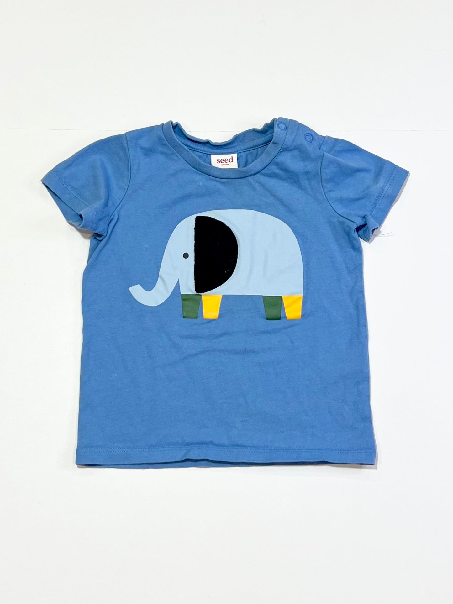 Blue elephant tee - Size 1