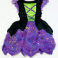Spiders witch dress - Size 3-5 years