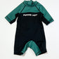 Black/green swim suit - Size 2