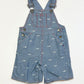 Blue shark overalls - Size 2