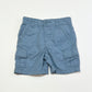Blue cargo shorts - Size 2