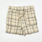 Checkered terry shorts - Size 2-3