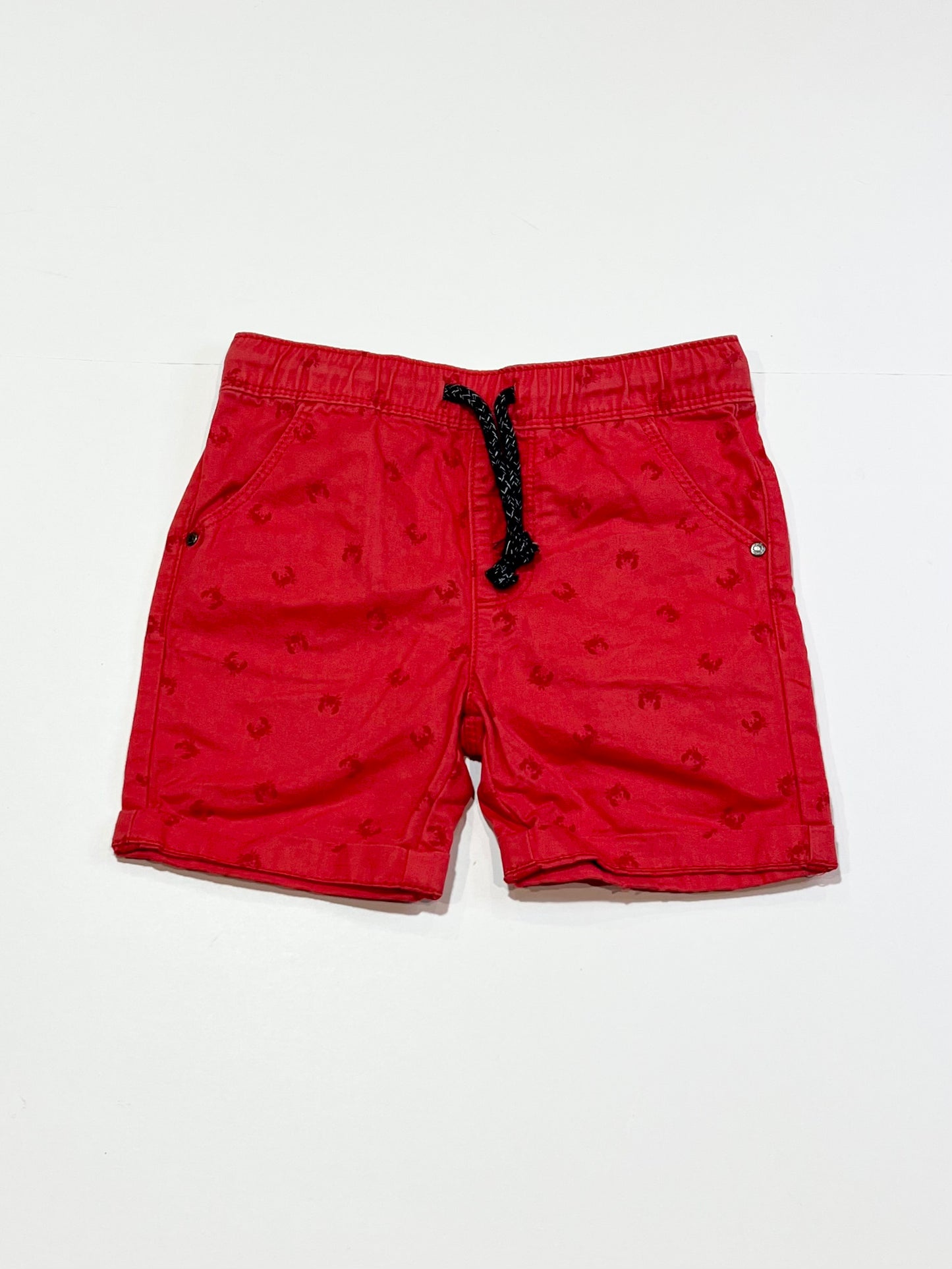 Red crab shorts - Size 2