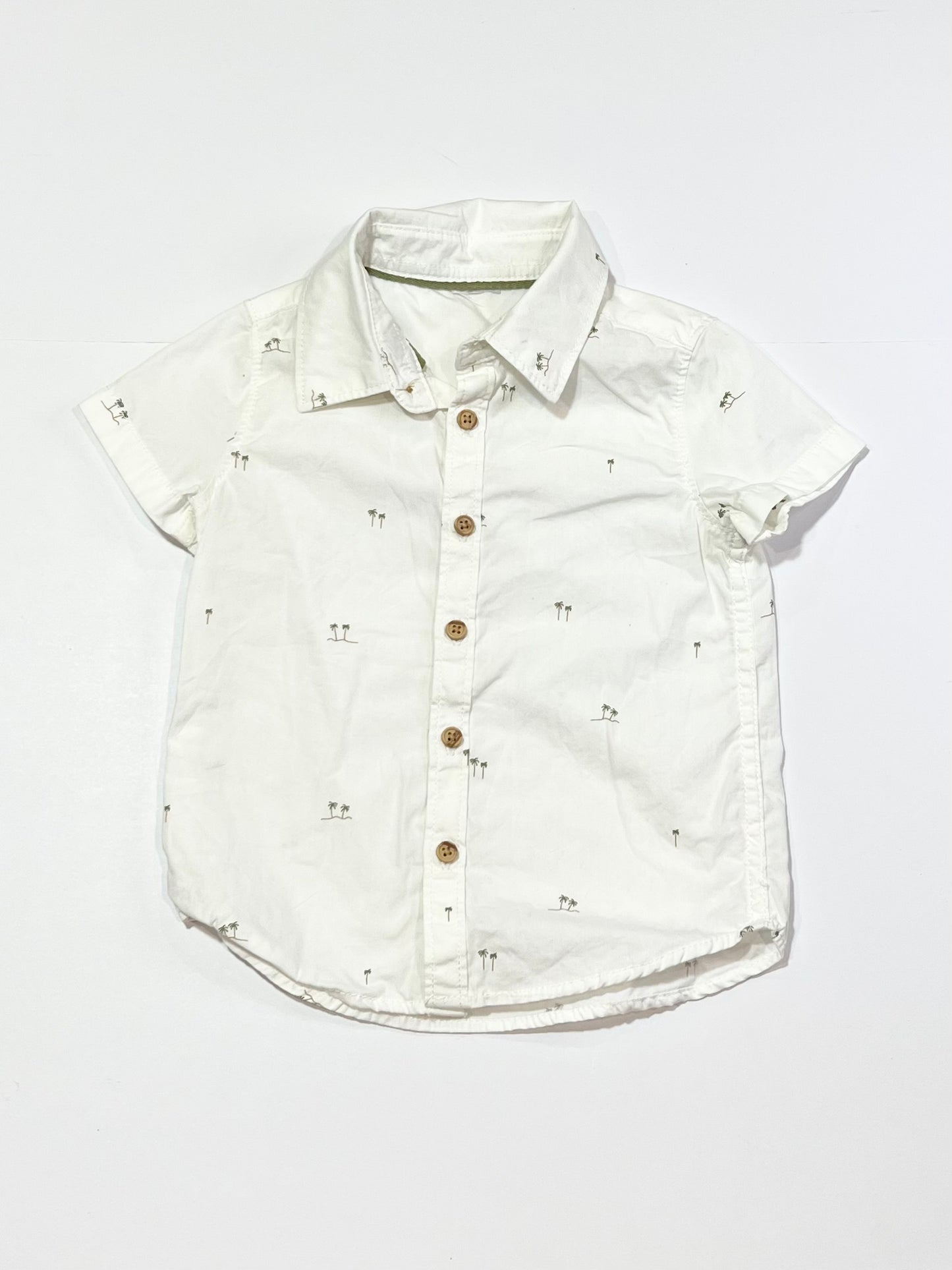 White palms shirt - Size 2