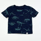 Navy dino skeleton tee - Size 2