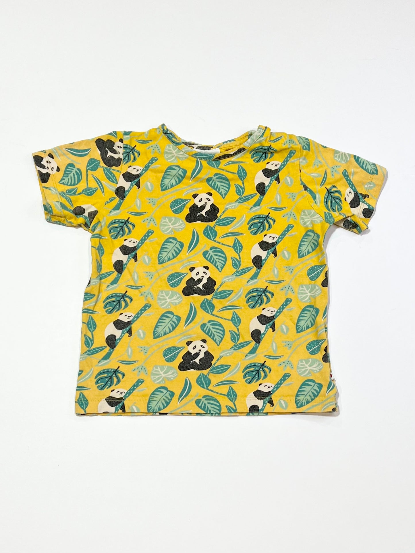 Yellow pandas tee - Size 2-3