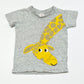 Grey giraffe tee - Size 2