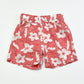 Red floral shorts - Size 4