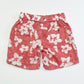 Red floral shorts - Size 4